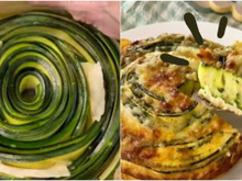 A melhor ideia low carb que você vai ver hoje: torta de abobrinha em caracol, uma receita simples e diferente