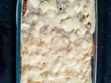 Escondidinho de carne de sol com queijo de coalho