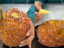 Sem faca, sem bagunça: aprenda o jeito mais fácil de abrir abacaxi usando apenas as mãos