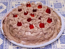 Bolo sensação de morango