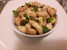 Salada de caroços de jaca