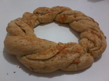 Pão caseiro recheado