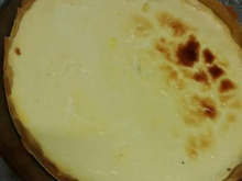 Torta de queijo branco