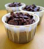 Cupcake de brownie light