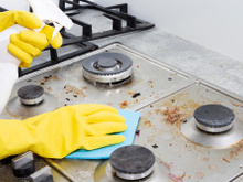 Como tirar gordura do fogão de um jeito fácil