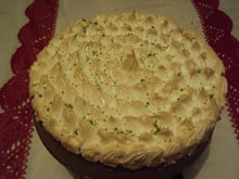 Torta de limão com merengue italiano
