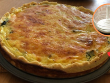 Massa de iogurte é a alternativa mais light para suas quiches e tortas