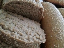 Pão light vegano caseiro enriquecido