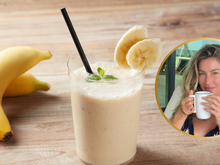 A vitamina favorita da Gisele Bündchen só precisa de 4 ingredientes e é muito fácil de fazer