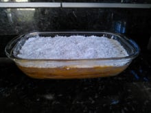 Torta de bolachas marmorizada