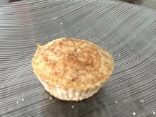 Bolinho de banana pequeno fácil de fazer