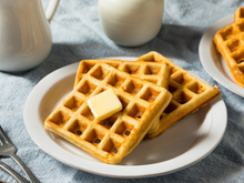 Eu fiz esse waffle clássico do TudoGostoso e nunca mais quis outra receita de café da manhã, é bem prático e não tem erro