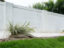 A parede branca e sem graça no quintal está fora de moda: a nova tendência é mais elegante e prática para o seu jardim