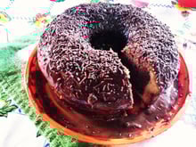 Bolo Mármore de Iogurte com Chocolate