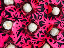 Docinhos de goiabada com coco