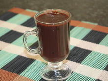 Cappuccino de ovo de Páscoa