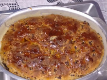 Pão integral de ameixa