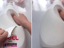 Eu não sabia disso, mas se reutilizarmos a embalagem vazia do amaciante, podemos fazer essa cesta organizadora para casa