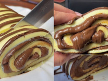 Sem forno e muito fácil de fazer: as crianças ficam loucas quando faço esse rocambole de leite em pó com Nutella