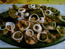 Postas de salmão ao forno