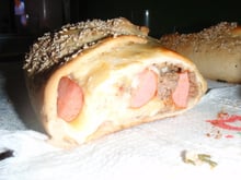 Pão pizza da Tuca