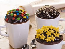 Bolo de micro-ondas