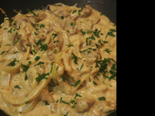 Refogado de fígado com maionese