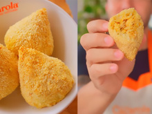Sem fritura, nem farinha de trigo: coxinha de arroz para um lanche que parece clássico, mas é diferente