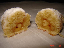 Biscoitinhos recheados com maçã