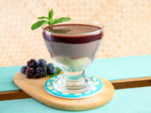 Cheesecake de açaí