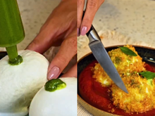 Adeus fondue: essa burrata crocante recheada é o prato mais sensual do Dia dos Namorados, já anota, salva ou printa!