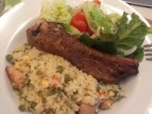 Arroz cremoso de linguiça