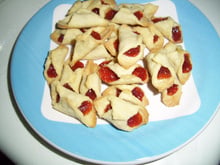Biscoito de nata com goiabada