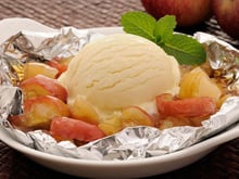 Frutas com mel