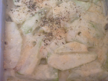 Chuchu ao molho gratinado