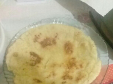 Crepioca de coco ralado