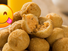 Lanche na airfryer só com 3 Ingredientes: bolinha de frango fácil e saudável pra comer todos os dias