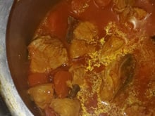 Frango com batata cozido na panela de pressão