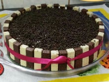 Bolo de chocolate de liquidificador