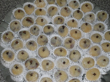 Docinhos com uva passa