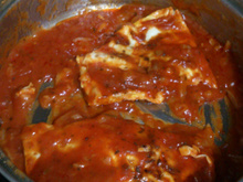 Ovo frito com todos os temperos