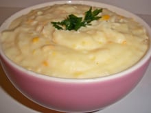 Purê saboroso com milho verde