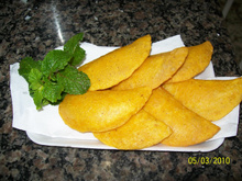 Pastel de farinha de milho