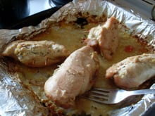 Filé de peito de frango recheado