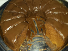 Bolo de chocolate com doce de leite
