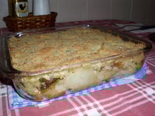 Deliciosa batata gratinada