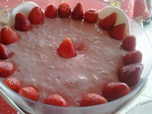 Delícia natalina de morango