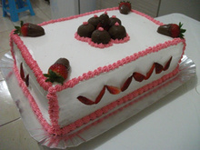 Bolo de aniversário da Carla