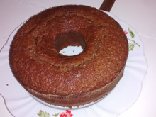 Bolo integral de abacaxi
