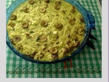 Torta de abobrinha com linguiça